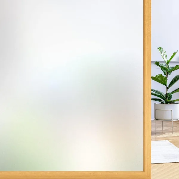rabbitgoo Window Film Privacy Film for Glass Windows, Frosted Glass Sticker Static Cling without Glue for Bathroom Home Office Matt