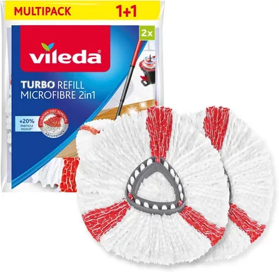 Vileda Vervangingsstof Turbo 2in1 - 44% Korting