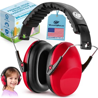 Vanderfields Kids Noise Canceling Headphones, 26dB/27dB Reduction