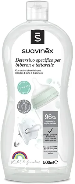 Suavinex Specific Detergent for Bottles and Teats with Natural Enzymes - 500 ml