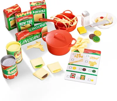 Melissa & Doug Prepare & Serve Pasta Set, Yellow