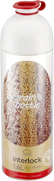 Lock & Lock INL313 Interlock Round Grain Bottle, 1.6L - Best Deal