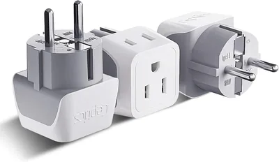 Ceptics Travel Adapter 10% Off - Schuko UK Type E/F Dual Input