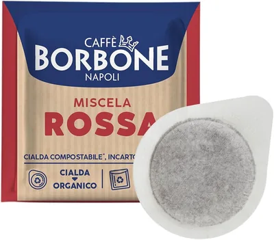 Caffè Borbone Compostable Coffee Pod - 150 Pods - ESE System (Emballage Recyclable, Mélange Rouge)
