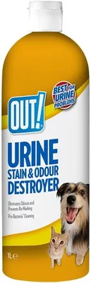 Détachant enzymatique Pro-Bactérie pour les taches et odeurs d'urine de chien - 1 litre