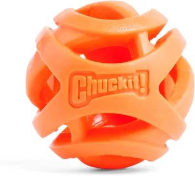 Chuckit! Air Fetch Ball Dog Toy Large (60-100 lbs) - Bouncy & Durable Hollow Design, 3-inch Diameter