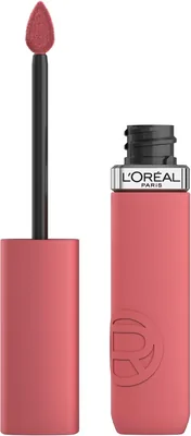 Rosso Labbra Liquido L'Oréal Paris, Colore Intenso, Formula Matta a Lunga Durata con Acido Ialuronico, Resistente alle Macchie, Senza Trasferimento - Miglior Affare