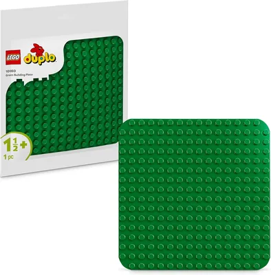 LEGO DUPLO Groen bouwplaat, Creatief en educatief speelgoed voor peuters vanaf 18 maanden - Basisweergave stimuleert de verbeeldingskracht