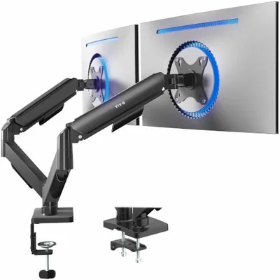 VIVO Dual Arm Monitor Desk Mount - 89% Off
