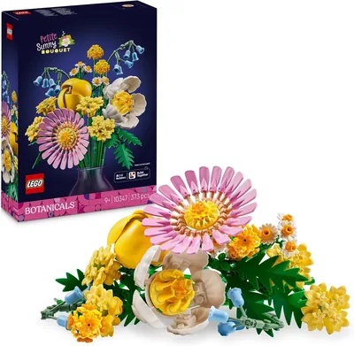 LEGO Botanicals Petite Sunny Bouquet 10347 DIY Flower Kit