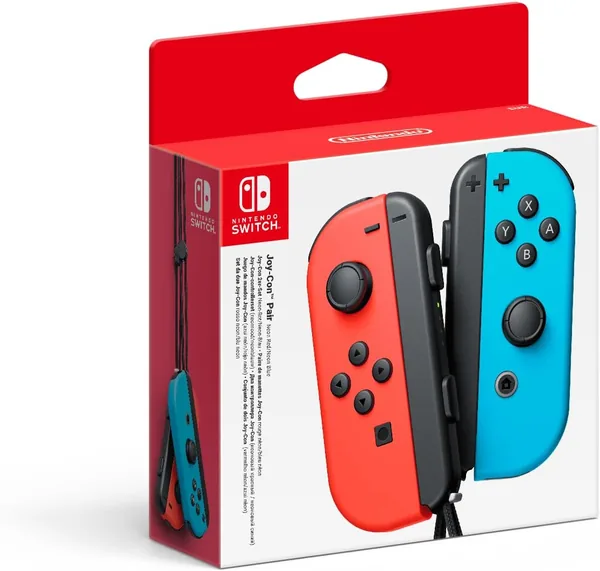 Contrôleurs Nintendo Switch Joy-Con Neon Rouge/Bleu (Pair) - 19% Off