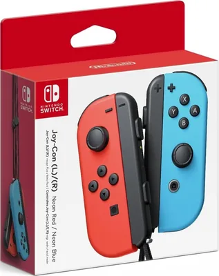 Nintendo Joy-Con (L/R) Neon Red/Blue Best Deal