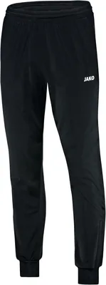 Jako Klassik Kinder Trainingshose, klassische Sporthose für Jungen und Mädchen mit Reißverschluss und Rippeninsert am Bein