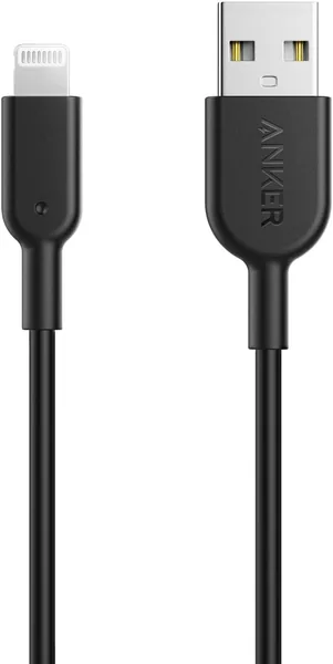 Anker Powerline II Lightning Cable (3ft), Probably The World's Most Durable Cable, MFi Certified for iPhone 14/14 Pro/13 Pro Max/12/11/XR/X/8/8 Plus/7/7 Plus/6/6 Plus (Black)