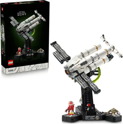 LEGO Icons Project Hail Mary Ruimteschip - Bouwpakket voor Volwassenen - Ruimtevoertuig Model met Ryland Grace en Rocky Mini - 14% Korting