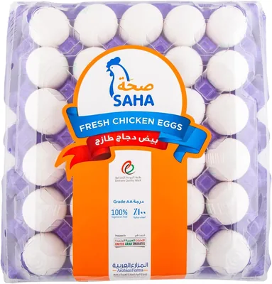 Saha Large White Eggs, Pack of 30
