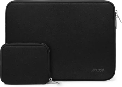 MOSISO Funda Protectora de Neopreno para Portátil 13 Pulgadas | con Estuche Pequeño, Negro (20% Off)