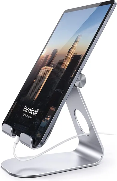 Lamicall Tablet Stand, Adjustable iPad Stand : Desktop Stand Holder Dock Base Mount for iPad Pro Air mini 9.7 12.9 10.5