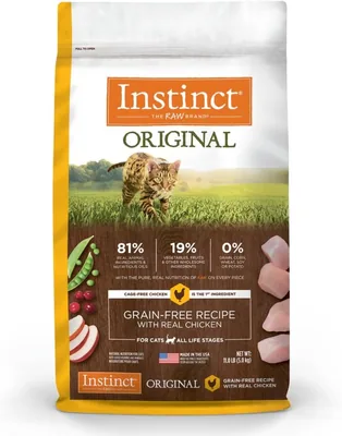 Nature's Variety INSTINCT Grain Free Cat Food, 11 lb. Bag