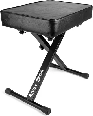 Banc de piano Rockjam Premium ajustable et rembourré pour clavier ou piano numérique - Meilleur Prix