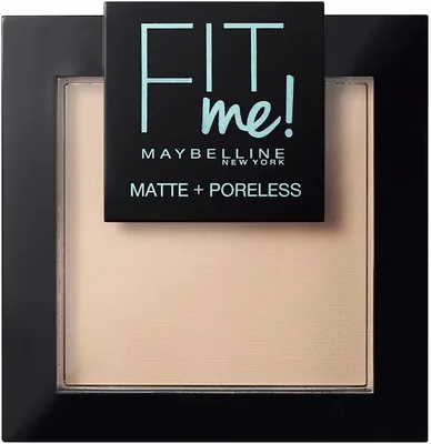 Poudre compact Maybelline New York Fit Me Matte & Poreless - Normal à gras, teinte 115 Ivory - 9g - 32% Off