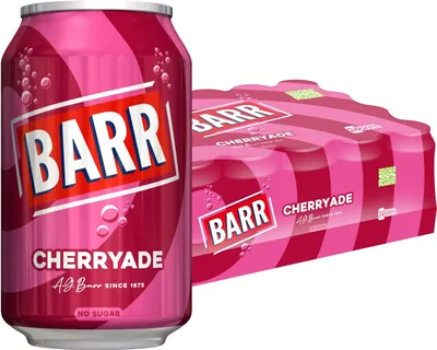 Barr Cherryade Zero Sugar 24 Can Pack - 12% Off