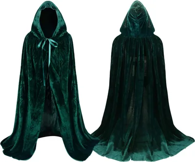 Proumhang Velvet Wizard Cloak Kids Costume