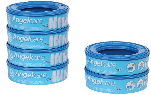 Foppapedretti Piglet Nappy Feeder Refill 6 Ricariche (fino a 1080 Pannolini) - Retiene gli Odori Cattivi con la Tecnologia EVOH a 7 Strati Patentata