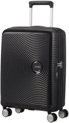 American Tourister Soundbox - Maleta Expandible Spinner S, 55 cm, 35.5/41 L, Negro (Bass Black) - 46% de descuento