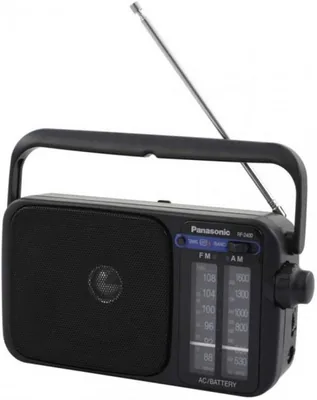 Panasonic RF-2400 przenośne radio FM/AM z cyfrowym tunerem (łatwe strojenie, duża skala, pełnozakresowe)