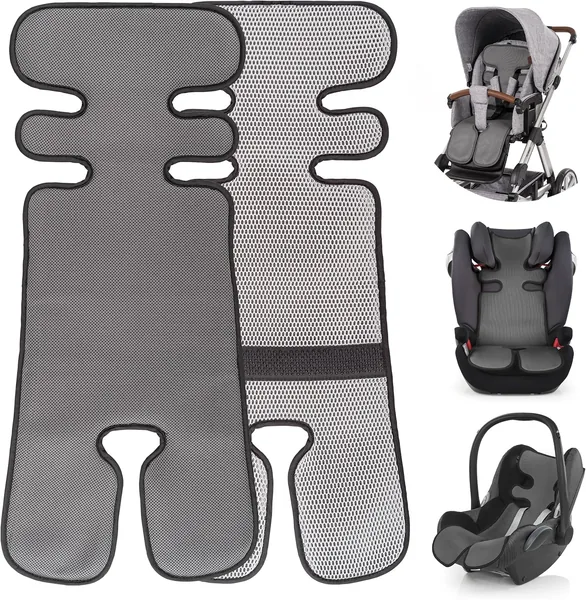 Kühles & Schmutzabweisendes Sommer-Sitzkissen für Buggys, Kinderwagen und Booster-Sitze - 28% Rabatt