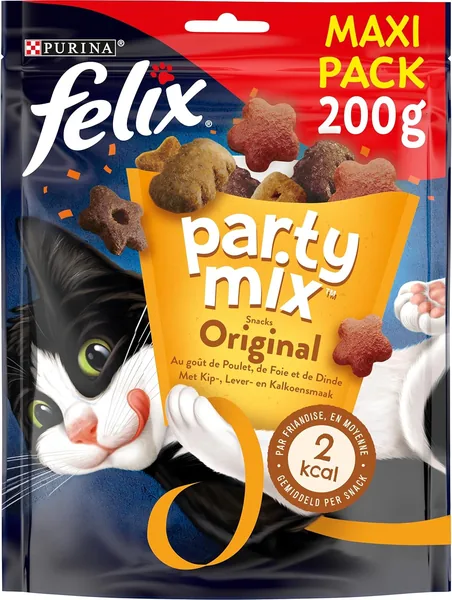 Mix de fête FELIX pour grillades | Adultes | Friandises pour chat | Poulet, foie, dinde | Pack de 5 x 200g Best Deal
