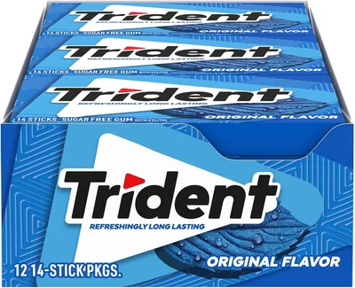 Trident Sugar Free Gum 12 Pack Xylitol Best Deal