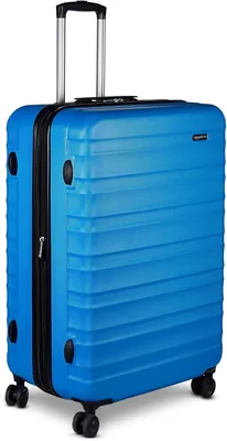 Amazon Basics Hardside Spinner Luggage - 30 Inch (78cm), Light Blue