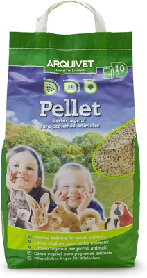 Arquivet Pellet Natural Orgánico Heno Higiénico para Gatos y Pequeños Mamíferos Roedores, 10 Litros - Mejor Oferta