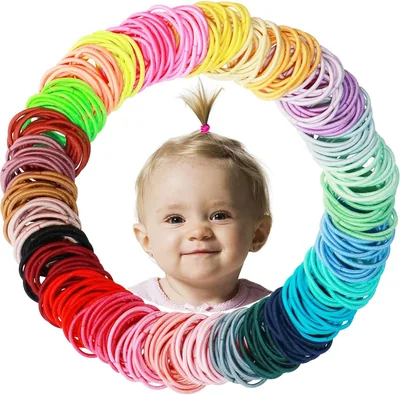 WillingTee 200PCS Small Hair Ties for Baby Girls Toddlers Best Deal