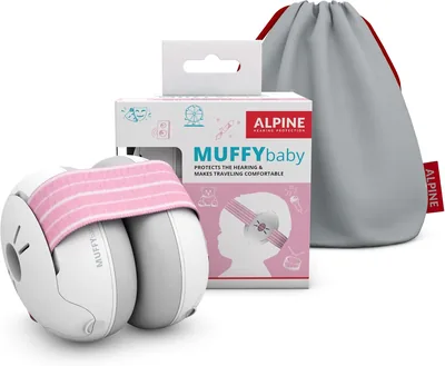 Alpine Muffy Baby Ear Muffs, Blue/White & Pink/White, Best Deal