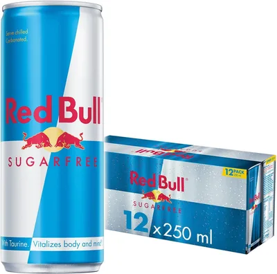 Red Bull Sugar Free Energy Drink 250ml (12 Pack)
