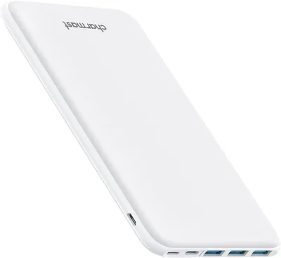 Batterie externe 26800 mAh Chargeur portable Li-polymer Fine 4 sorties et 3 entrées Compatible avec Smartphone - 35% Off