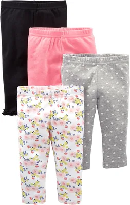 Calças Pacote com 4 Calças Simple Joys by Carter's Meninas
