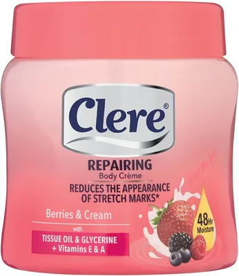 Clere Repairing Body Crème for Stretch Marks - 48hr Moisture | Best Deal