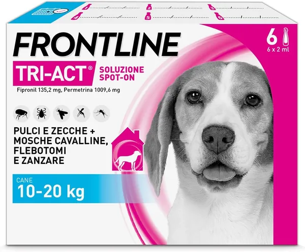 FRONTLINE Triact 6 Pipettes M (10-20 kg)