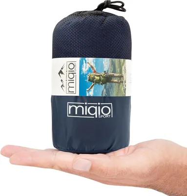 Sac de couchage Miqio® 2 en 1 avec fermeture éclair (gauche ou droite) : Ultra-léger et confortable pour le voyage et XL