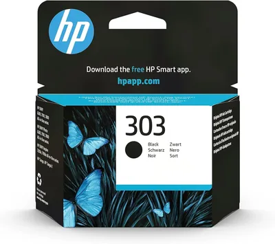 HP 303 Black Original Ink Cartridge (T6N02AE) - Works ENVY Photo 6220, 6230, 6232, 6234, 7120, 7134,