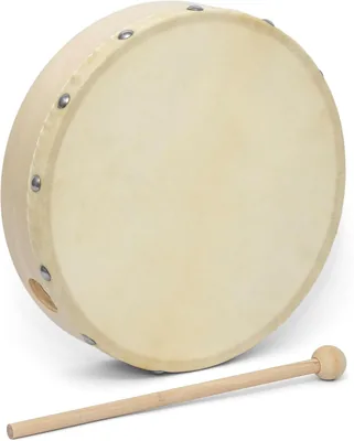 Tambour de Rhythm du Monde - Drum 6'' avec Batteur Inclus - Meilleure Offre