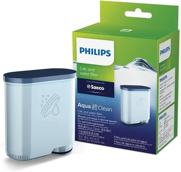 Philips Water Filter for AquaClean Superautomatic Coffee Machine - For Quality Coffee and Intense Aroma (CA6903/10)