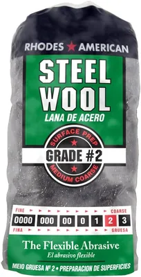 Steel Wool, 12 Pad, Medium Coarse Grade #2, Rhodes American, Surface Preparation - Best Deal