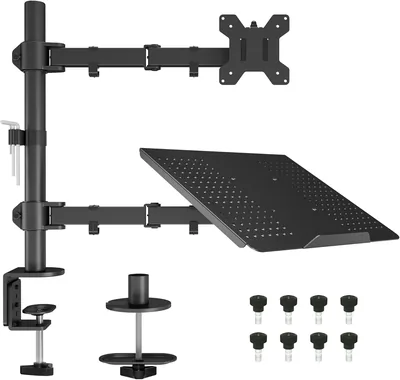 BONTEC Monitor Arm Mount - 13-27 inch Laptop Tray