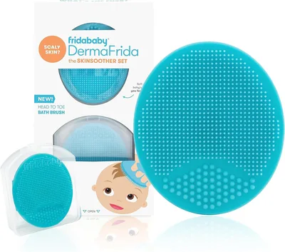 DermaFrida SkinSoother Baby Bath Brush 2-Pack