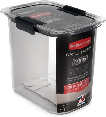 Rubbermaid Brilliance Pantry Airtight Food Storage Container, 12 Cup (43% Off)